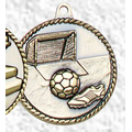 Medal, "Soccer" High Relief - 2" Dia